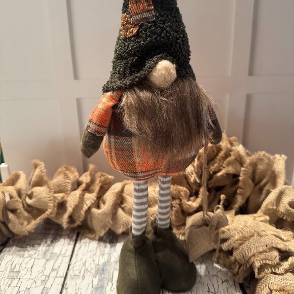 Standing Tall Fall Gnome Plush Decoration - Picture 1 of 2